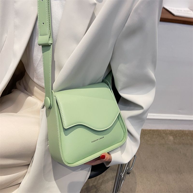 Latty Dames Kleine Leren Crossbody Handtas - Groen