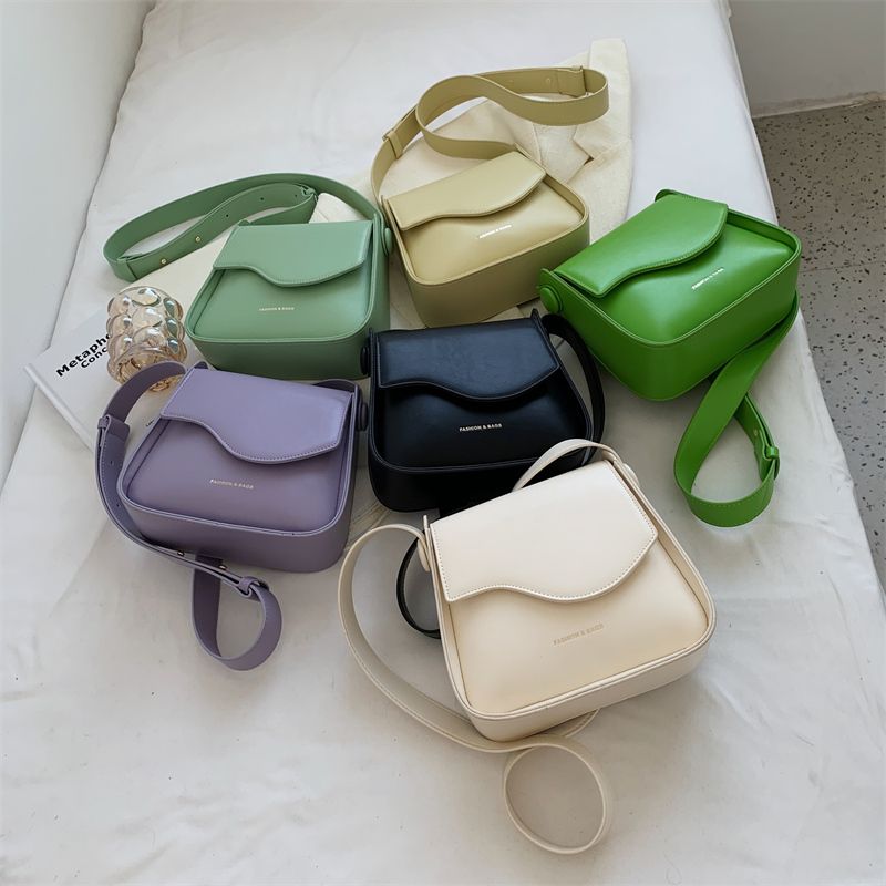 Latty Dames Kleine Leren Crossbody Handtas - Groen