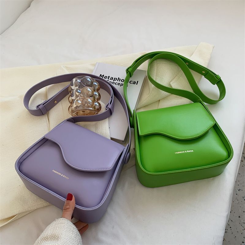 Latty Dames Kleine Leren Crossbody Handtas - Groen