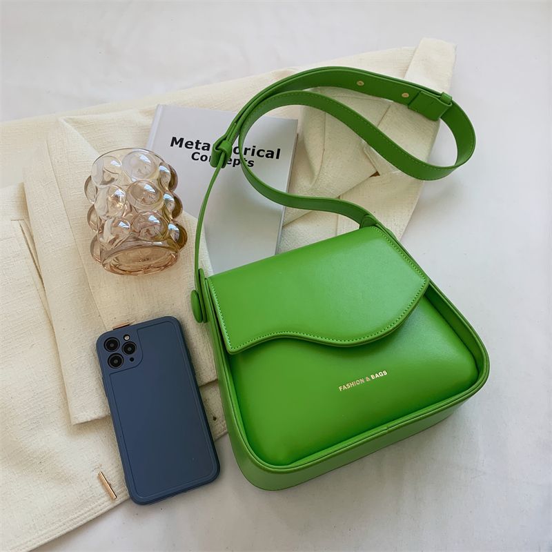 Latty Dames Kleine Leren Crossbody Handtas - Groen