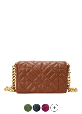 Latty Dames Minimalistische Gewatteerde Flap Handtas