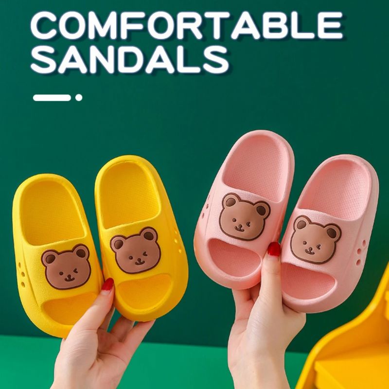 Lau Unisex Kinder Flip Flop Schoenen - Wit