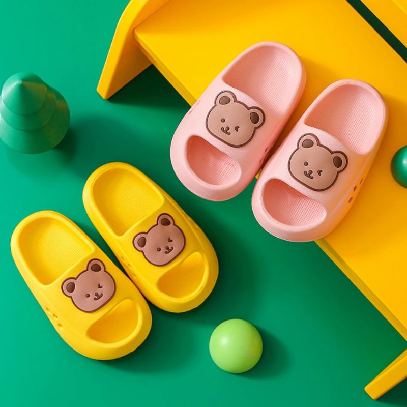 Lau Unisex Kinder Flip Flop Schoenen - Wit