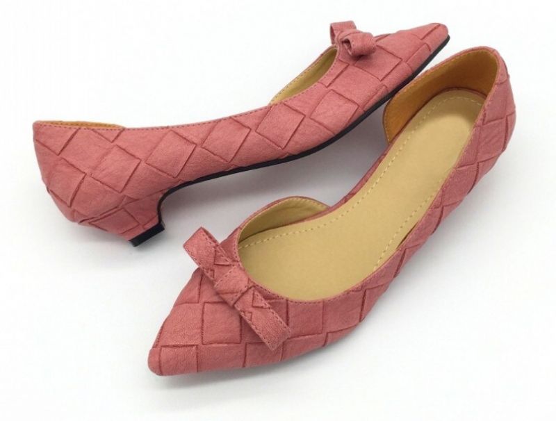 Laura Dames Lage Hakken Platte Schoenen - Zwart
