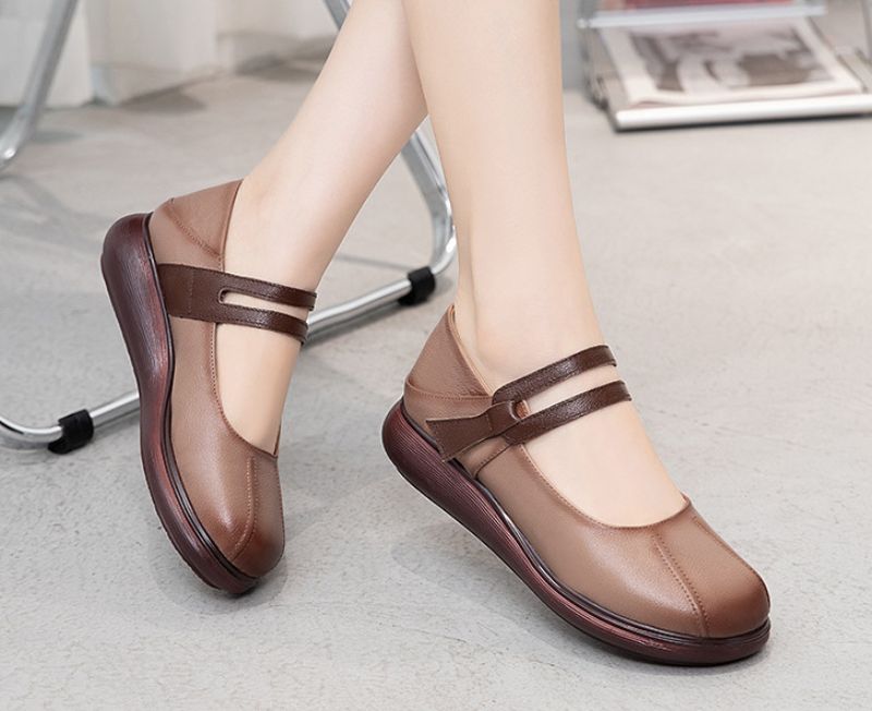 Laura Platte Platformloafer Voor Dames - Zwart