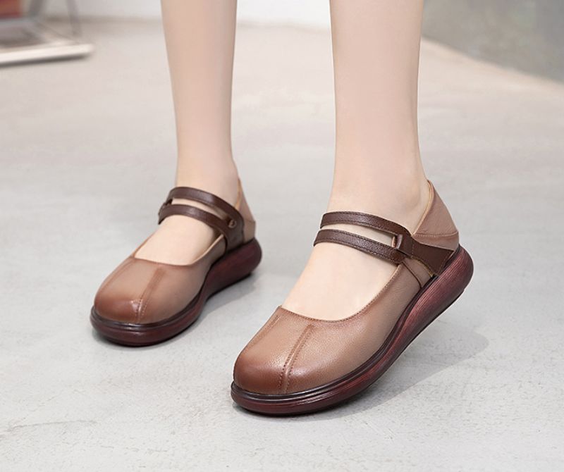 Laura Platte Platformloafer Voor Dames - Zwart