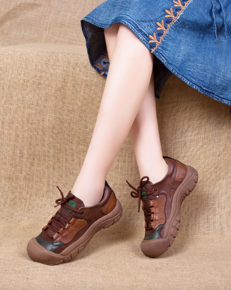 Laureana Dames Sneaker - Bruin