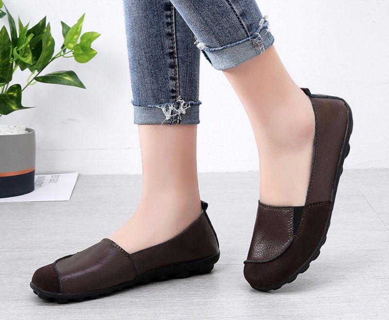 Lauren Dames Loafers Schoenen - Chocolade