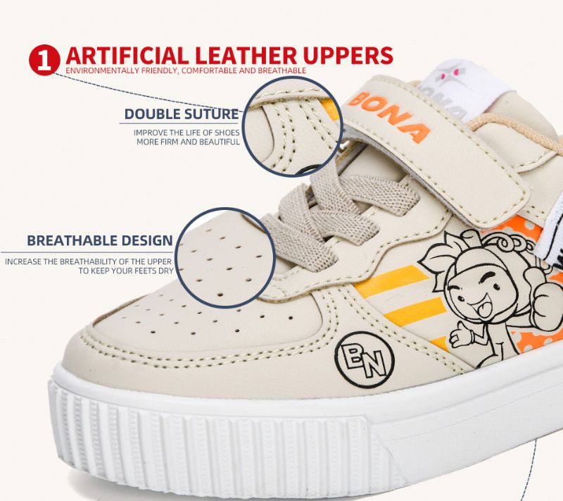 Laurencio Jongensmode Casual Sneaker - Beige