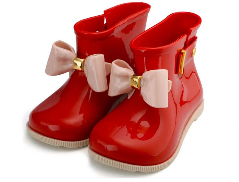 Layren Meisjes Enkellaarsjes - Rood