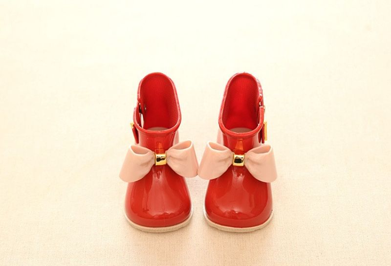 Layren Meisjes Enkellaarsjes - Rood