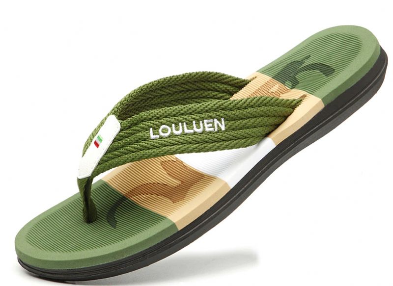 Lazan Heren Outdoor Slippers - Marineblauw