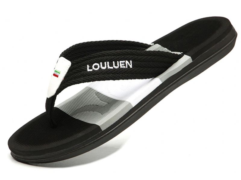 Lazan Heren Outdoor Slippers - Marineblauw