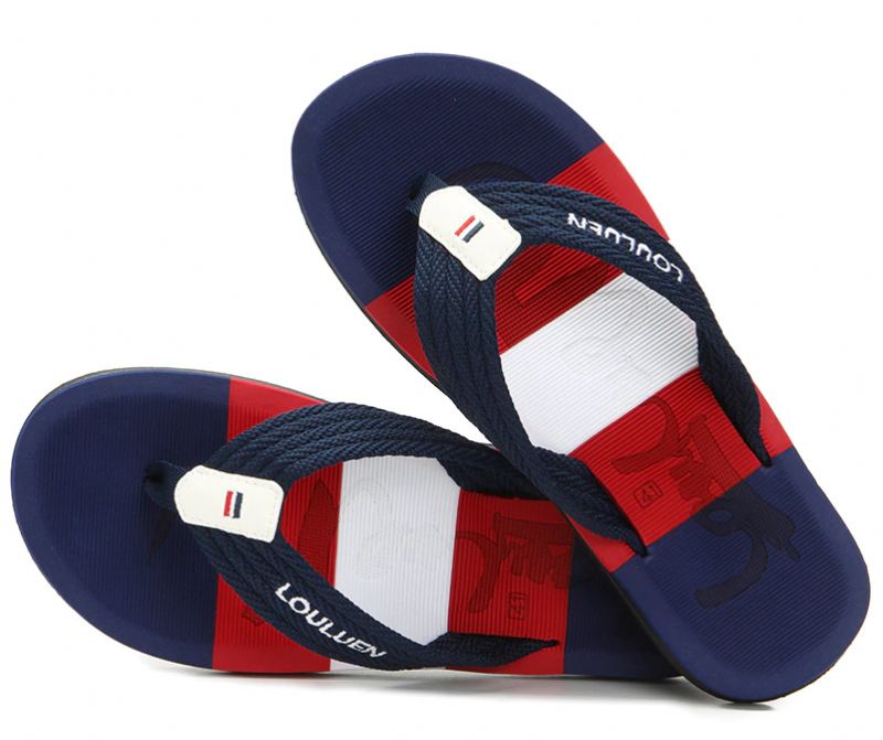 Lazan Heren Outdoor Slippers - Marineblauw