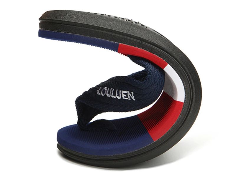 Lazan Heren Outdoor Slippers - Marineblauw