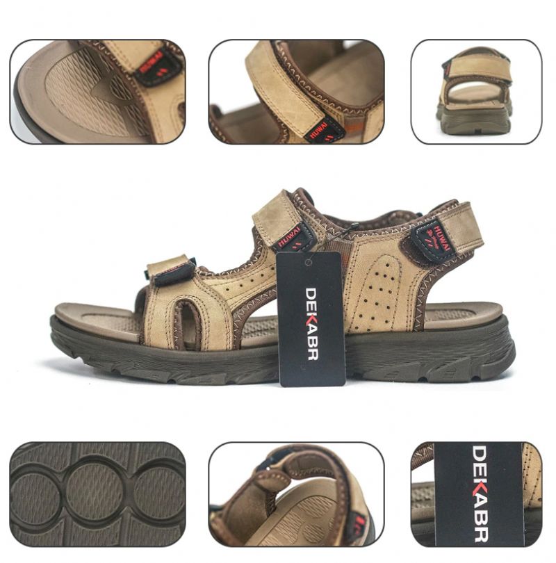 Lazaro Heren Casual Sandaal - Kaki