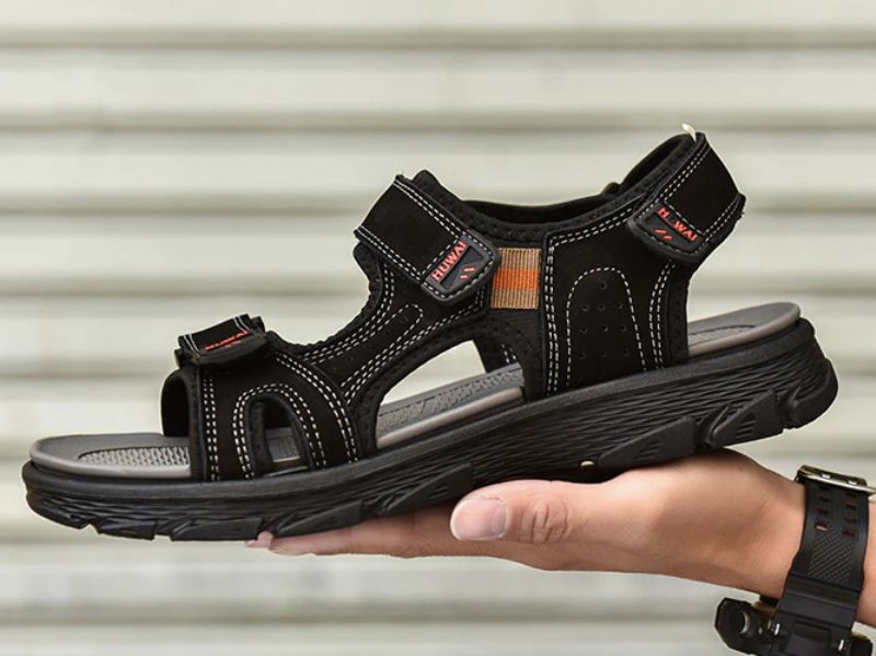 Lazaro Heren Casual Sandaal - Kaki
