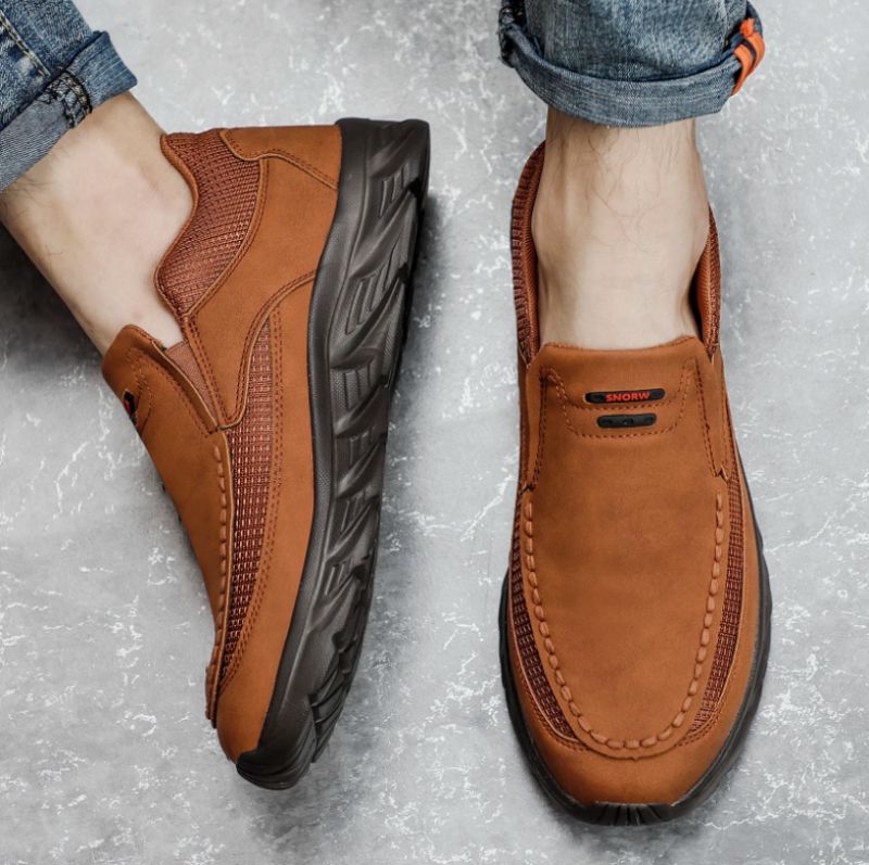 Lazaro Heren Loafer Schoenen - Bruin