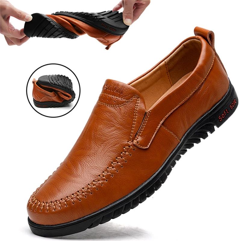 Lazaro Heren Loafer Schoenen - Bruin