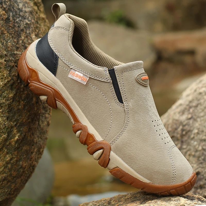 Lazaro Heren Loafer Schoenen - Kaki
