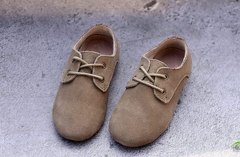 Leander Jongens Oxfords Casual Schoenen - Bruin
