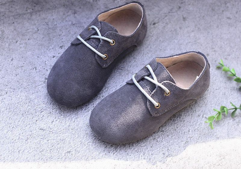 Leander Jongens Oxfords Casual Schoenen - Bruin