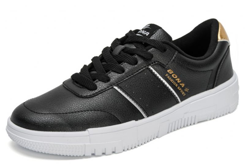 Lecester Herenmode Sneakers - Zwart