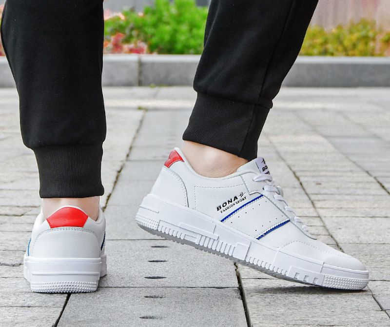 Lecester Herenmode Sneakers - Zwart