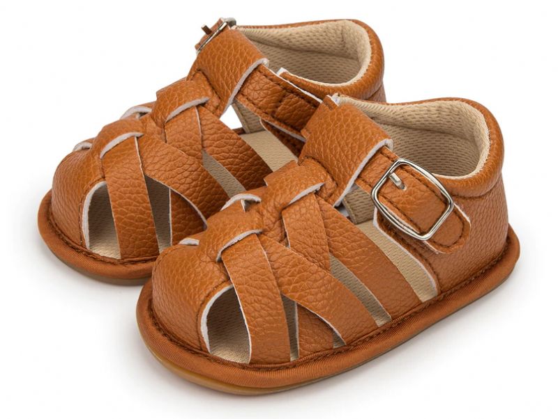 Lee Unisex Kinderen Strand Sandaal - Koffie