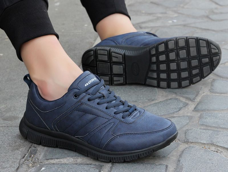 Leicer Heren Mode Sneakers - Koffie