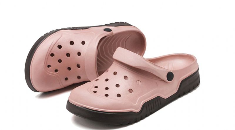 Leicester Heren Rubberen Strand Slippers - Zwart