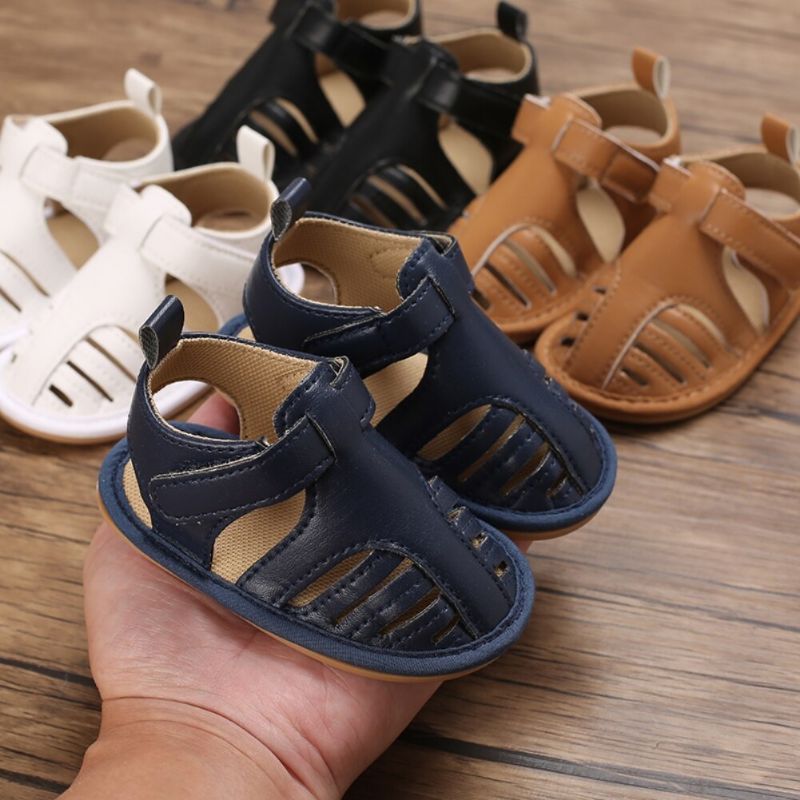 Leins Baby Meisjes Outdoor Sandalen - Marineblauw