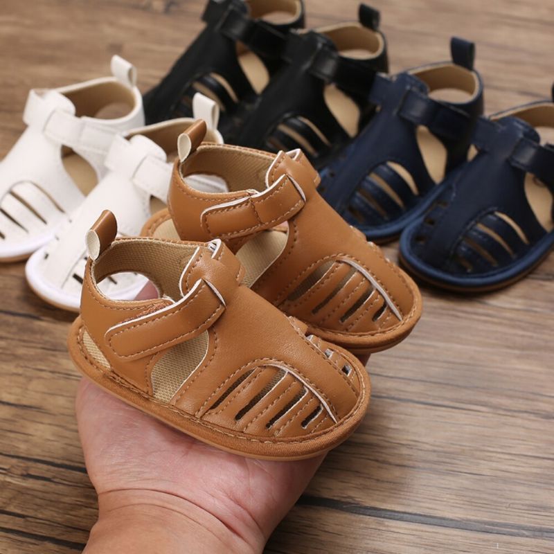 Leins Baby Meisjes Outdoor Sandalen - Marineblauw