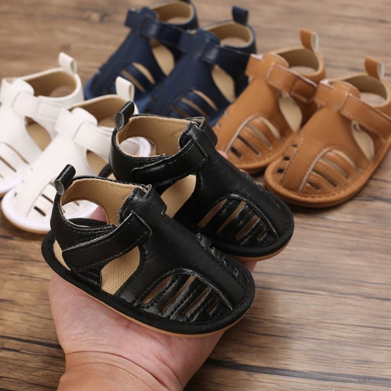 Leins Baby Meisjes Outdoor Sandalen - Marineblauw
