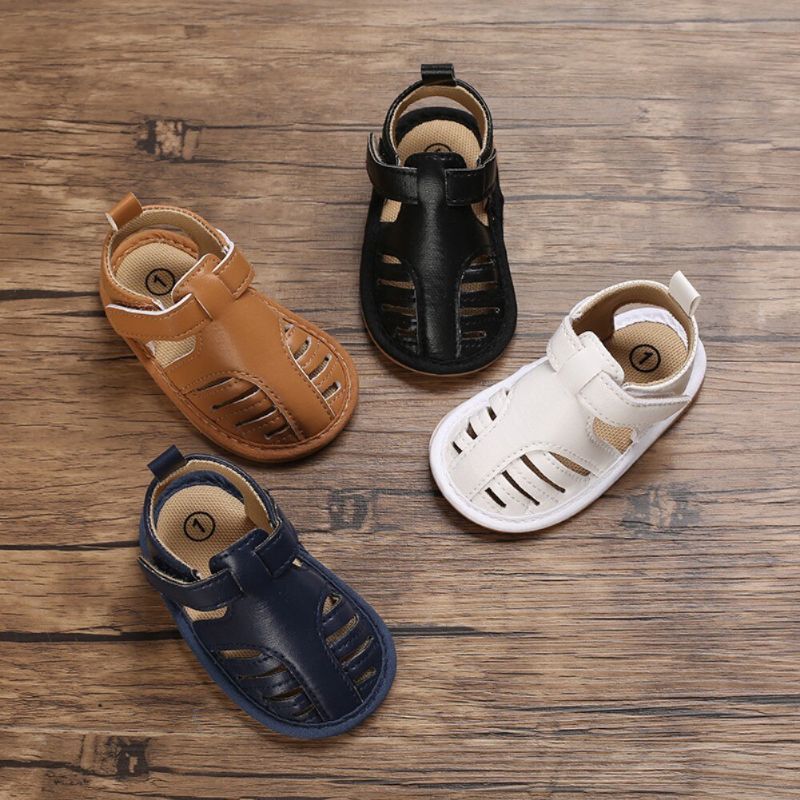Leins Baby Meisjes Outdoor Sandalen - Marineblauw
