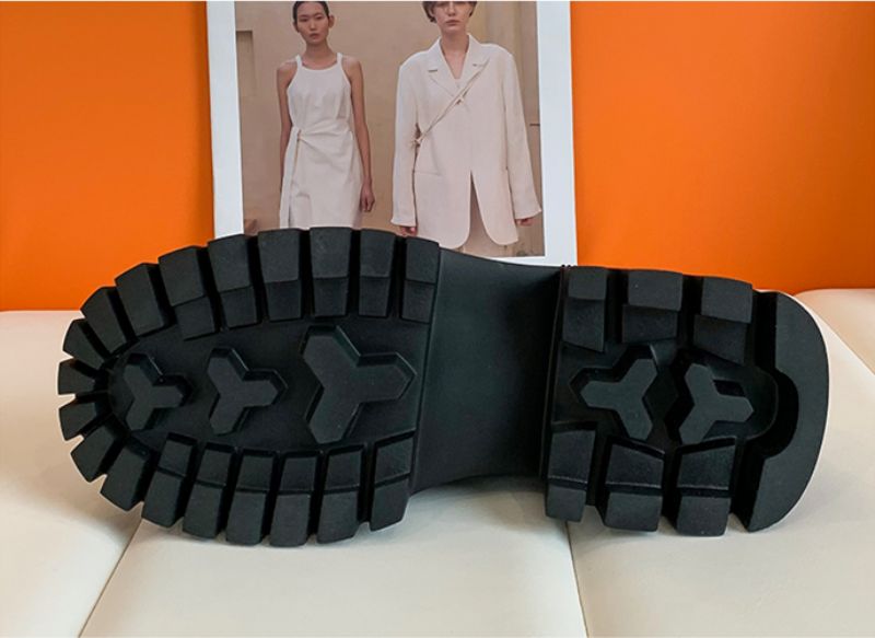 Leiza Platform Loafer Schoenen Voor Dames - Zwart