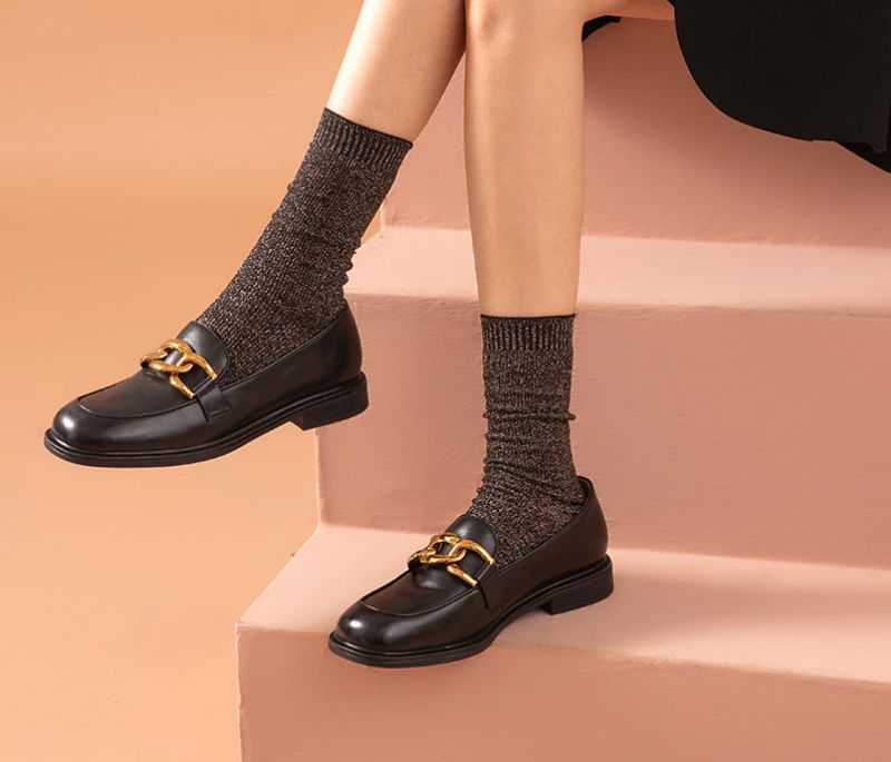 Lelis Damesschoenen Met Lage Hak - Zwart