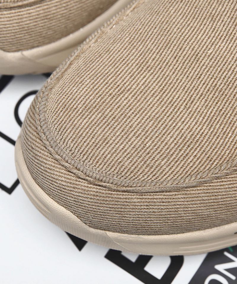 Lemar Heren Loafers Casual Schoenen - Kaki