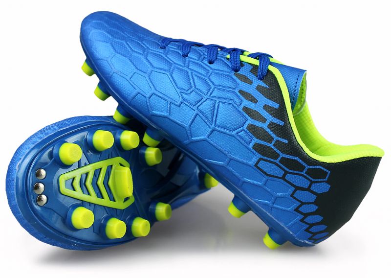 Lemus Unisex Kinder Voetbalschoenen - Blauw
