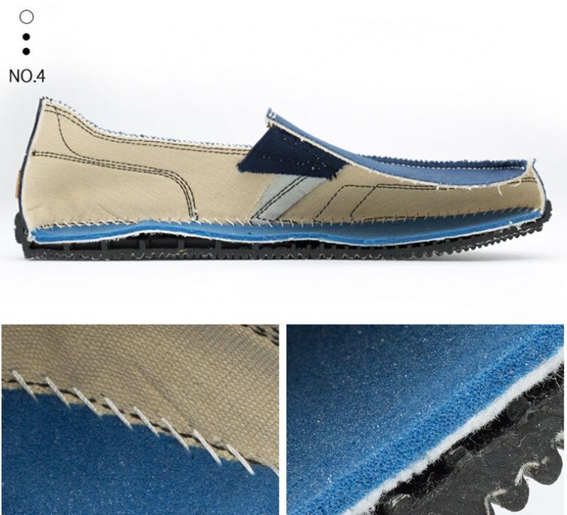 Lenglet Heren Loafer Casual Schoenen - Blauw