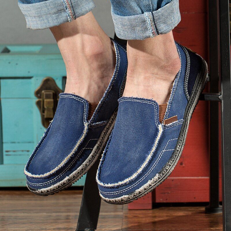 Lenglet Heren Loafer Casual Schoenen - Blauw
