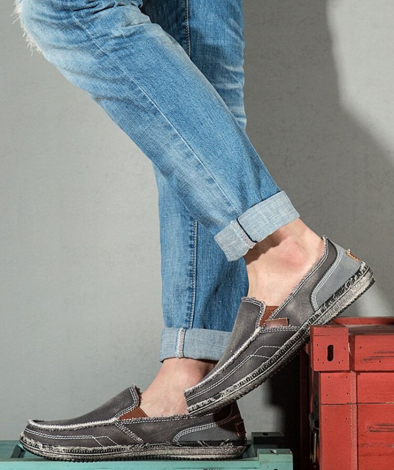 Lenglet Heren Loafer Casual Schoenen - Blauw