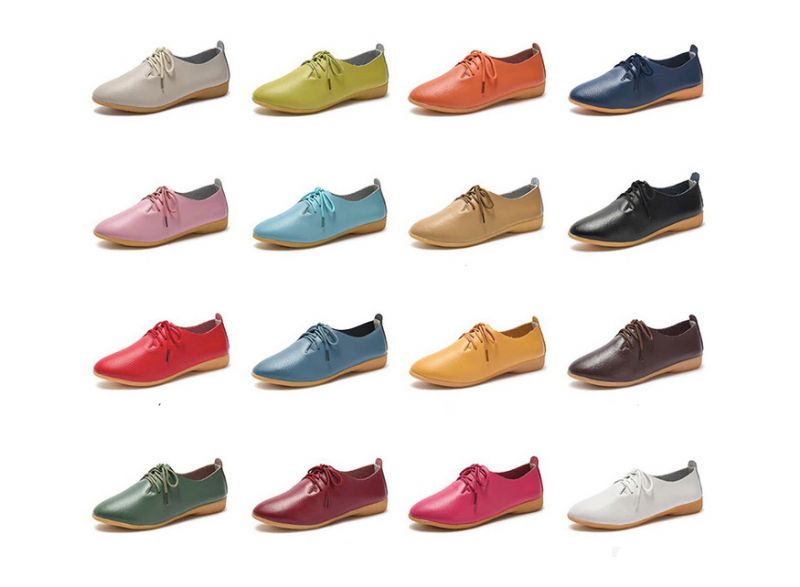 Lenin Dames Loafer Schoenen - Oranje