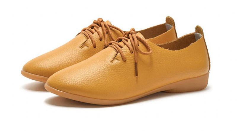 Lenin Dames Loafer Schoenen - Oranje