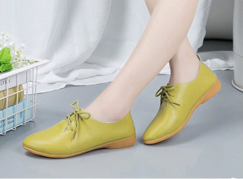 Lenin Dames Loafer Schoenen - Oranje