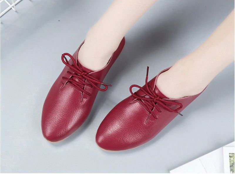 Lenin Dames Loafer Schoenen - Oranje