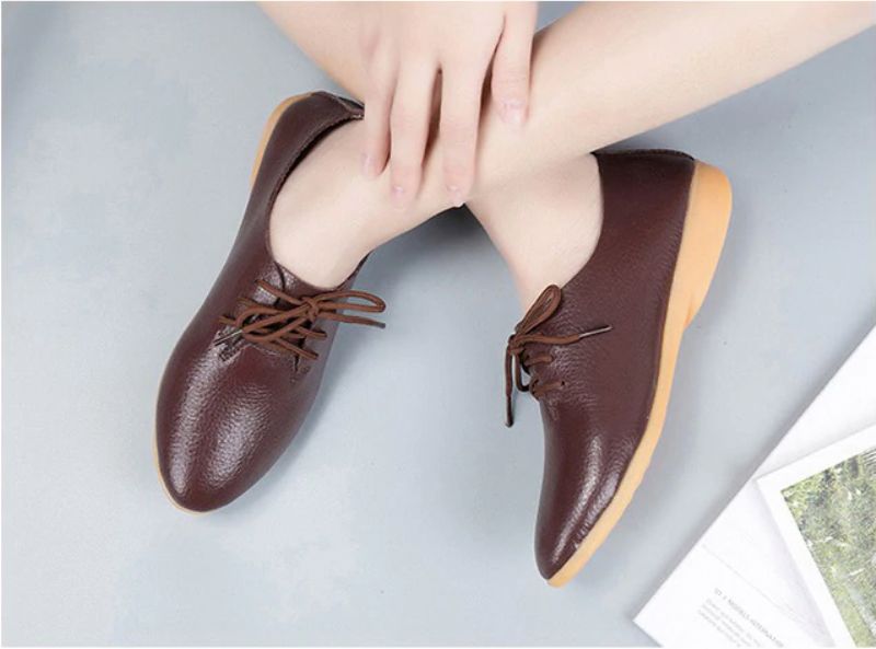 Lenin Dames Loafer Schoenen - Oranje