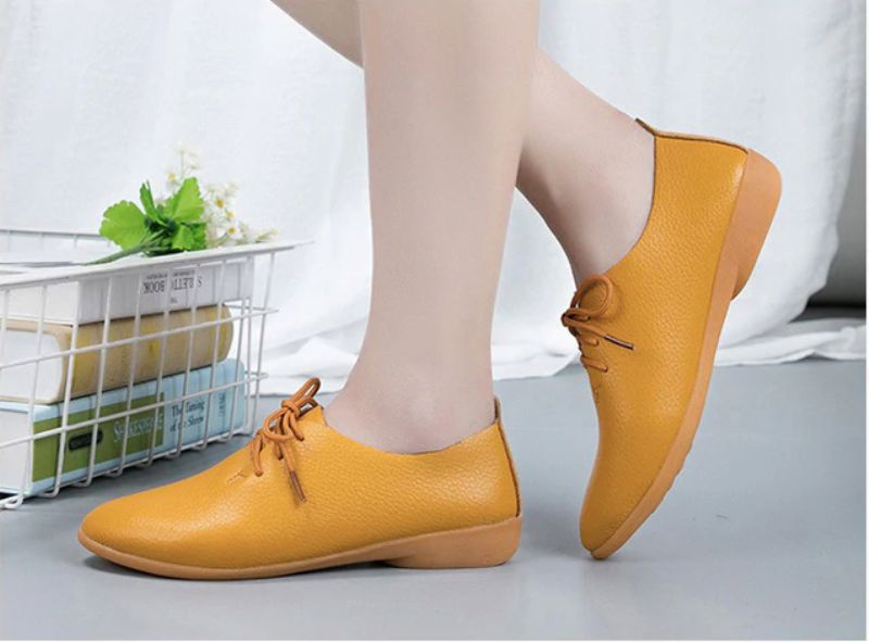 Lenin Dames Loafer Schoenen - Oranje