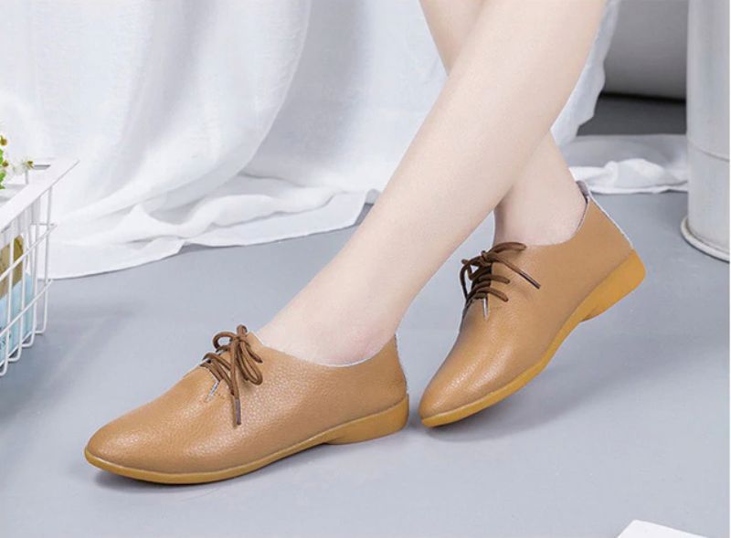 Lenin Dames Loafer Schoenen - Oranje