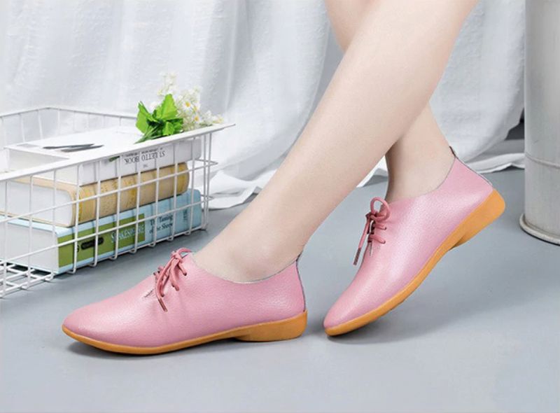 Lenin Dames Loafer Schoenen - Oranje